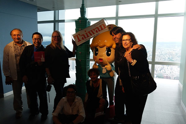 NYC group in Taipei 101