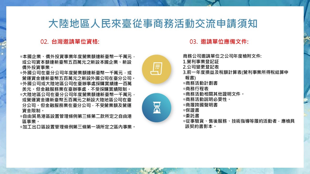 商務來台申請須知